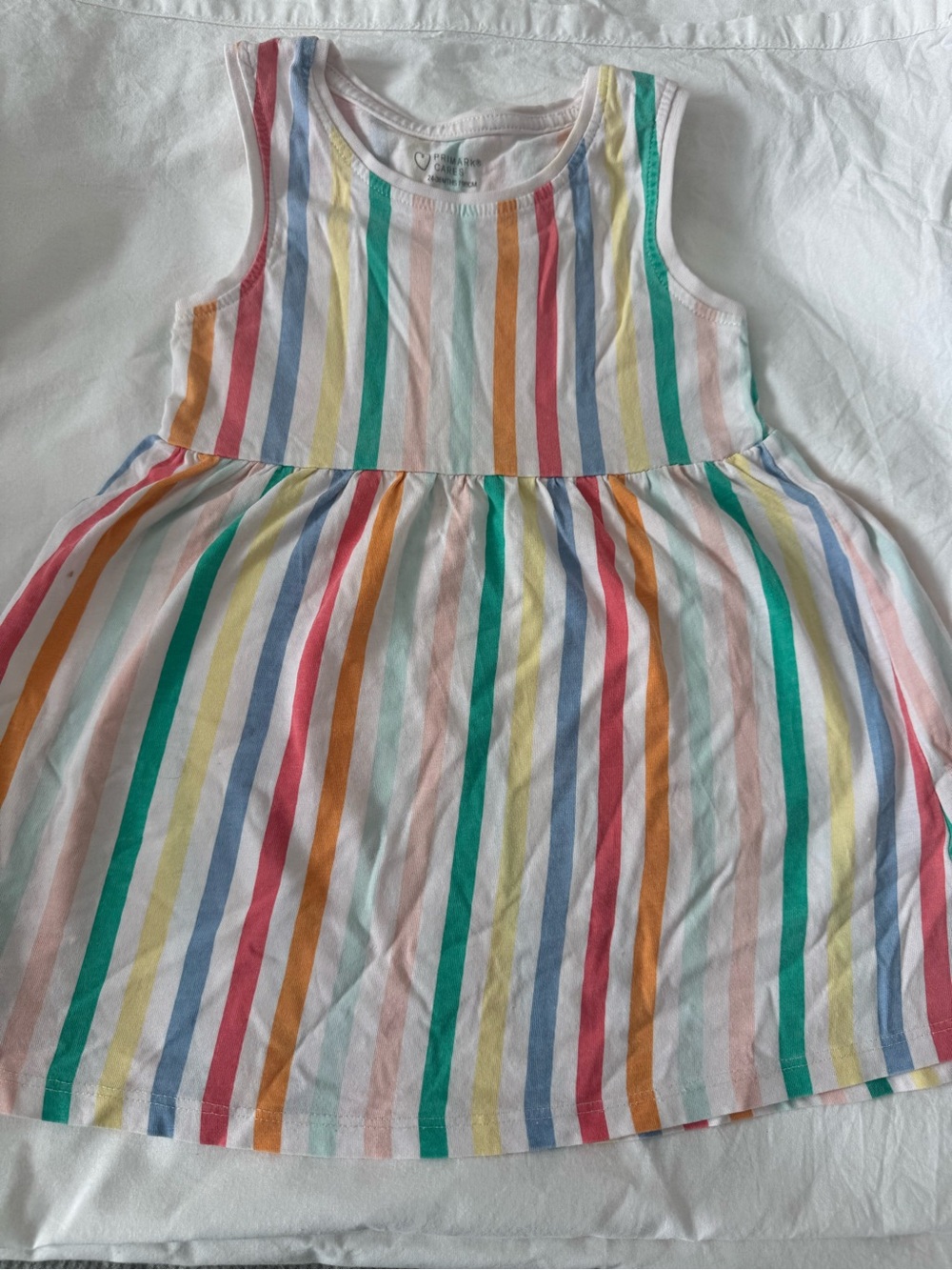 Primark Multicolor Striped Cotton Tank Dress